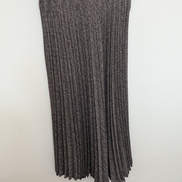 VINTAGE e-col-o-gie accordion pleated maxi skirt sequins and lace EUC 14 - Picture 4 of 9